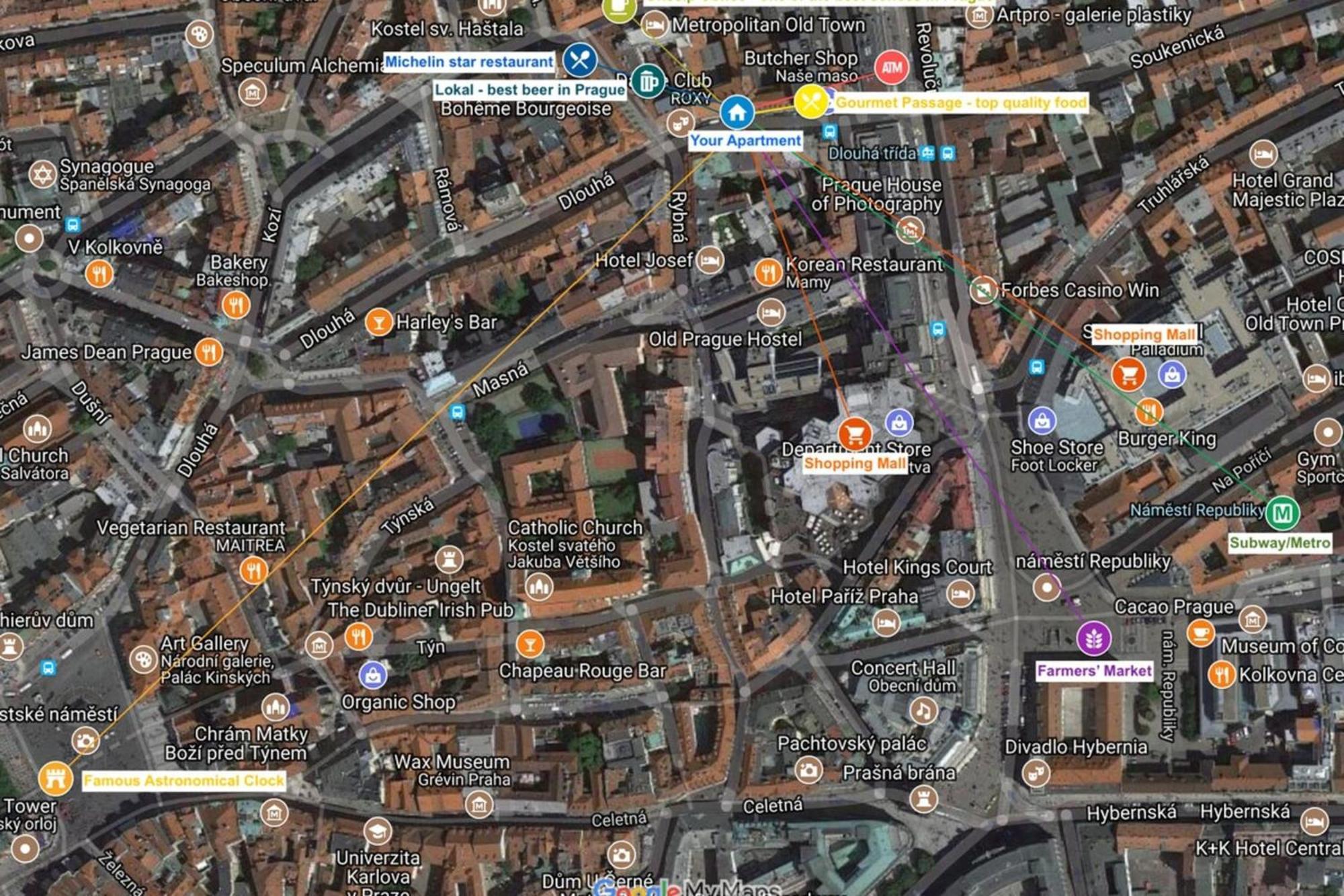 Quiet City Center Apartment In Hip & Foodie Area Praha Bagian luar foto